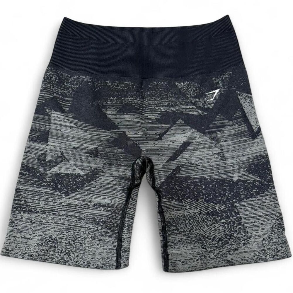 Gymshark Women's Grey and Black Shorts